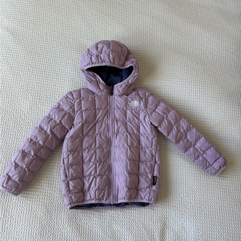 The North Face Kids Reversible Lavender Puffer Jacket